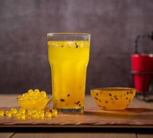 Passion fruit boba 