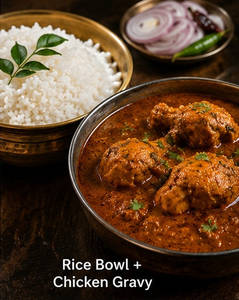 Rice Bowl + Chicken Gravy,