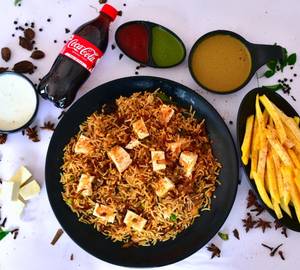 Signature Paneer Biryani + French Fries + 250Ml Coke