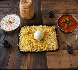Egg Biryani (Zafrani) 1 Pcs Quick Box