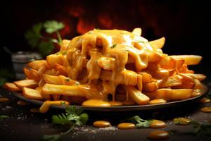 Cheesy Masala Fries