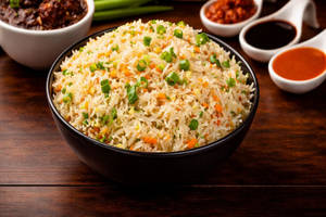 Jain Veg Manchurian Fried Rice