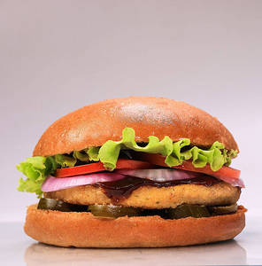 Smoky Grilled Veg Burger