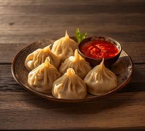 Best Veg Steamed Momos [6 Pieces]