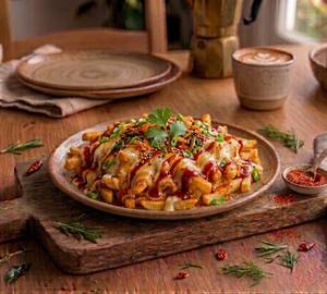 Korean Spicy Chilli Cheese Loaded Fries