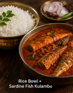 Rice Bowl + Fish Curry,