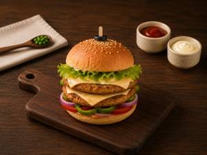 Double Cheese Chicken Burger