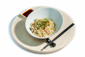 Burnt Garlic Egg Fried Rice