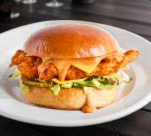 Chicken barbeque burger