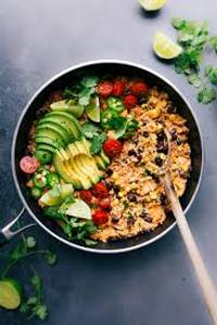 Mexican Chicken With Spinach Rice