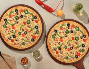 Pack of 2 BIG Pizzas - Veggieverse