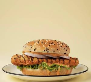Tandoori grilled chicken burger