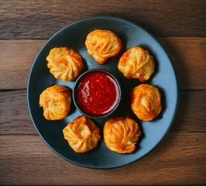 Veg momos [4 pieces]