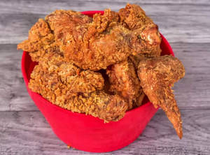 Fried Hot & Spicy Bucket Chicken