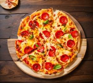 Spicy hot chilli pizza