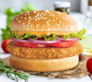 Veg cracker burger