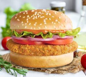 Veg makhani burger