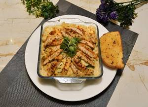 Alfredo Style Non-veg Pasta