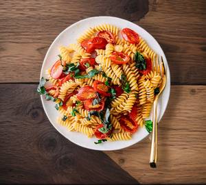 Veg fusilli pasta