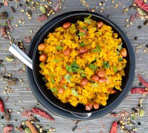 Peanut Poha Masala