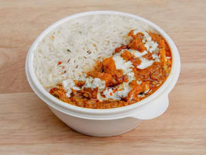 Butter Chicken Rice Bowl