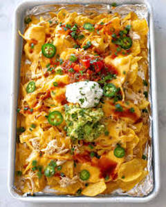 Baked Chicken Nachos