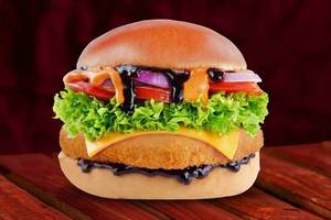 American BBQ Veggie Burger