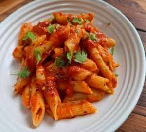 Veg red sauce pasta