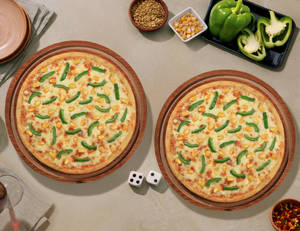 Pack of 2 BIG Pizzas - Fresh Harvest