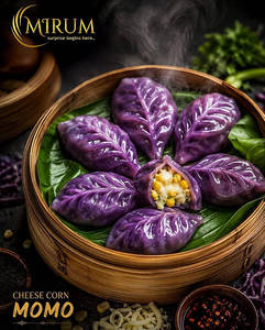 Cheese Corn Dumpling (6 Pcs) With Chutney