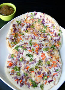 Vegetable Uttapam
