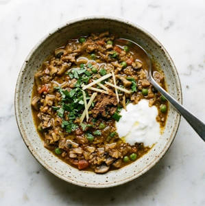 Mushroom Kheema Maslala