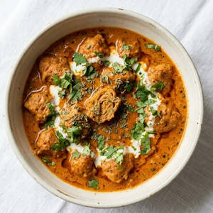 Soya Chaap Butter Masala