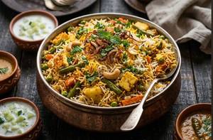 Veg Hydrabadi Biryani
