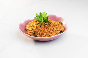 Burnt Garlic Spinach Fried Rice