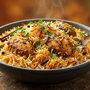 Chicken 65 Boneless Mughal Biriyani