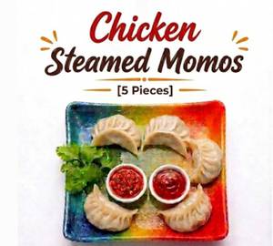 Steamed Chicken Momos [5 Pieces]