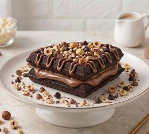 Hazelnut Brownie Waffle
