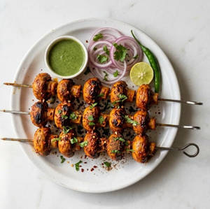 Hot Garlic Mushroom Tikka Full