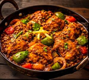 Kadai chicken gravy