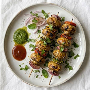 Achari Mushroom Tikka Full