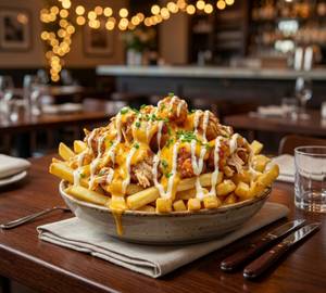 Cheesy Chicken Loaded Fries