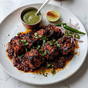 Burn To Hell Soya Chaap Tikka
