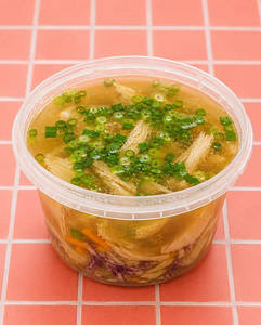 Egg-dropped Clear Chicken Soup