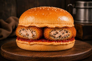 Chicken Momo Burger