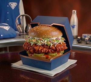 Nashville chicken burger