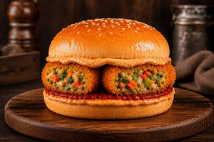 Veg Momo Burger