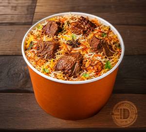 Dum Beef Bucket Biryani