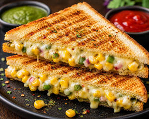 Corn & Cheese Sandwich