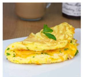 3 Premium Eggs Cheese Omlette